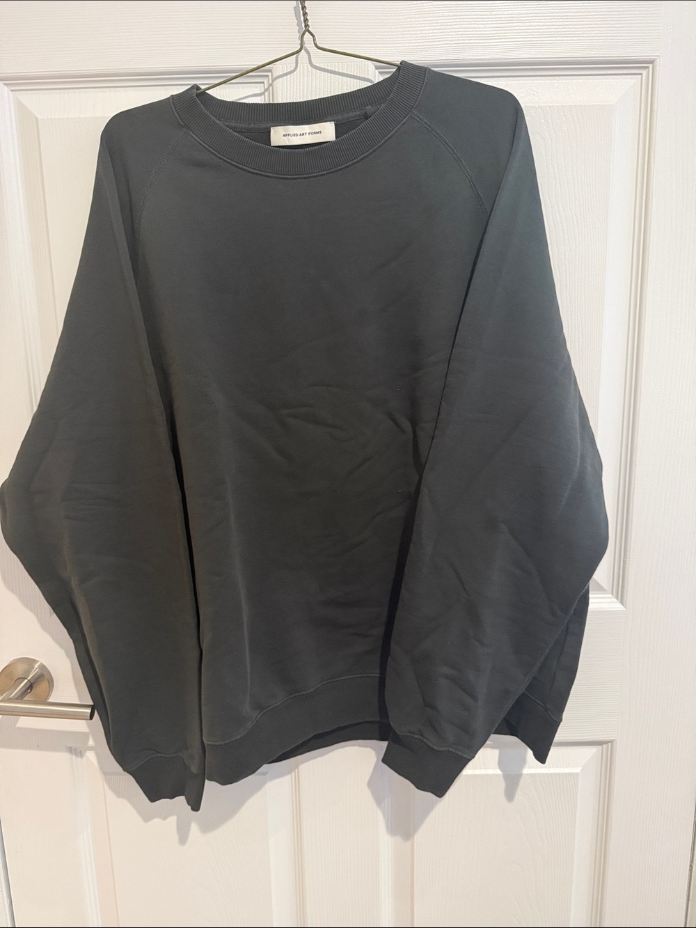 Men’s Dark Gray Crewneck Sweatshirt